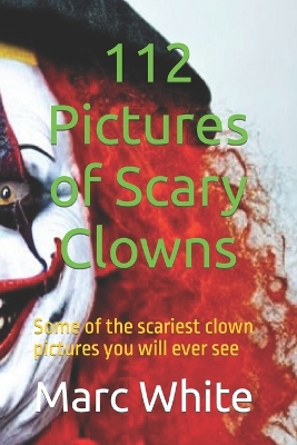 Book cover for 112 Pictures of Scary Clowns