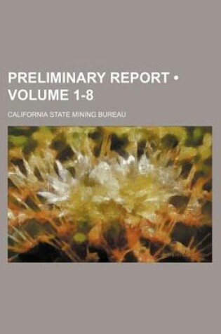 Cover of Preliminary Report (Volume 1-8)