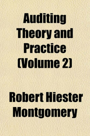 Cover of Auditing Theory and Practice (Volume 2)