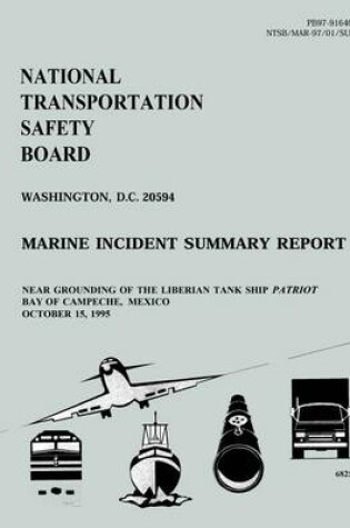 Cover of Marine Incident Summary Report