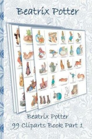 Cover of Beatrix Potter 99 Cliparts Book Part 1 ( Peter Rabbit )