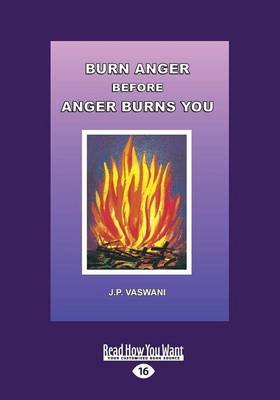 Book cover for Burn Anger Before Anger Burns You