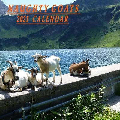 Book cover for Naughty goats 2021 Calendar