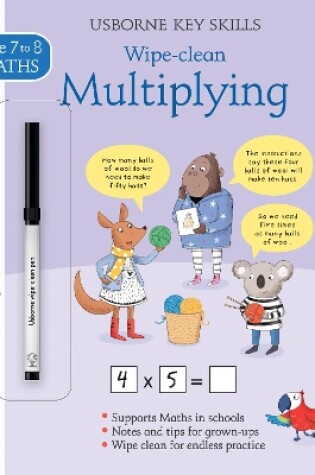 Cover of Wipe-Clean Multiplying 7-8