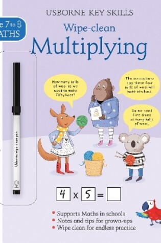 Cover of Wipe-Clean Multiplying 7-8