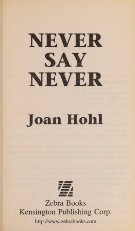 Book cover for Never Say Never