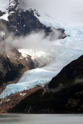 Book cover for A Glacier Flowing Into the Ocean in Chile