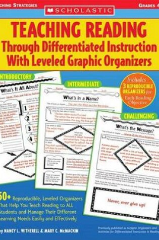 Cover of Teaching Reading Through Differentiated Instruction with Leveled Graphic Organizers