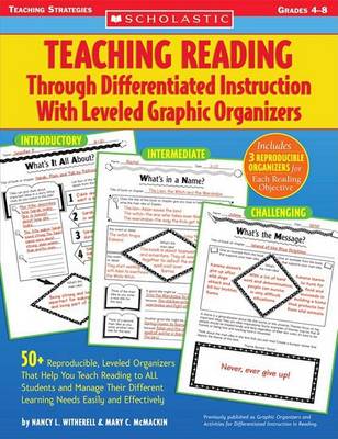 Book cover for Teaching Reading Through Differentiated Instruction with Leveled Graphic Organizers