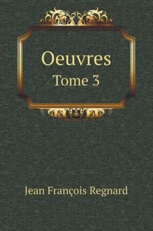 Cover of Oeuvres Tome 3