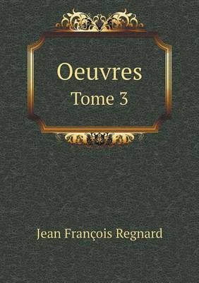 Book cover for Oeuvres Tome 3