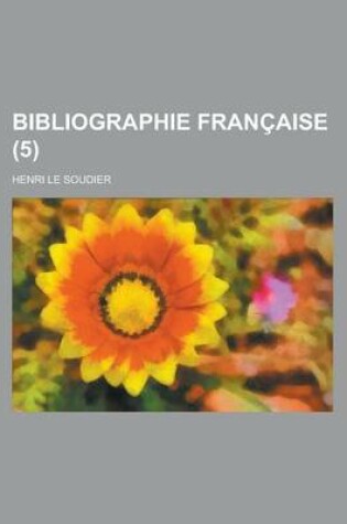 Cover of Bibliographie Francaise (5)