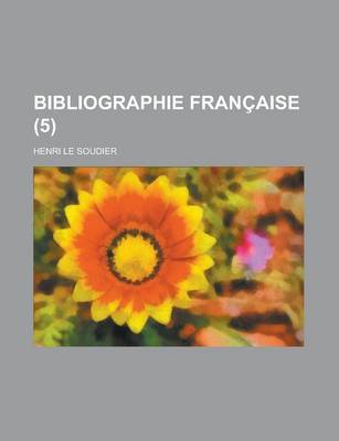 Book cover for Bibliographie Francaise (5)