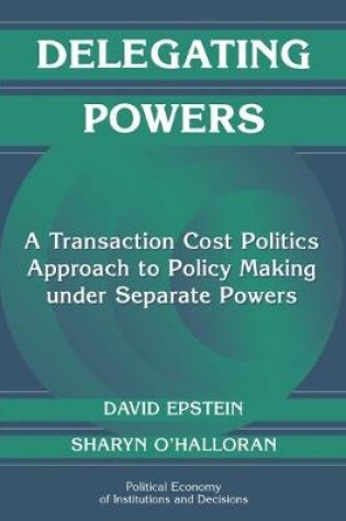 Cover of Delegating Powers