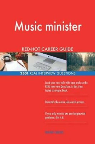 Cover of Music minister RED-HOT Career Guide; 2501 REAL Interview Questions