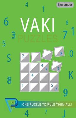 Book cover for Vaki Puzzles November 2016