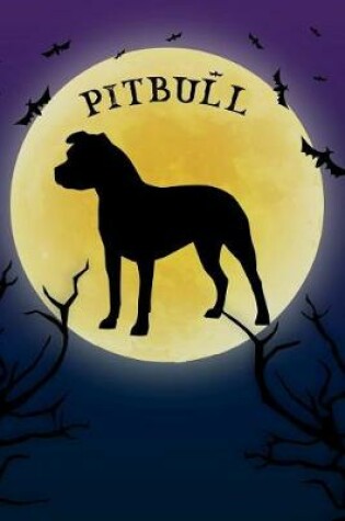 Cover of Pitbull Notebook Halloween Journal