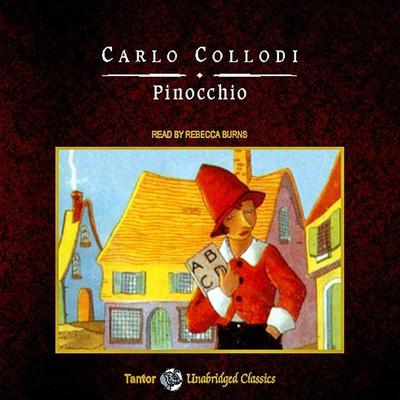 Book cover for Pinocchio, with eBook