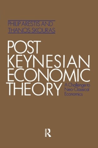 Cover of Post Keynesian Economic Theory