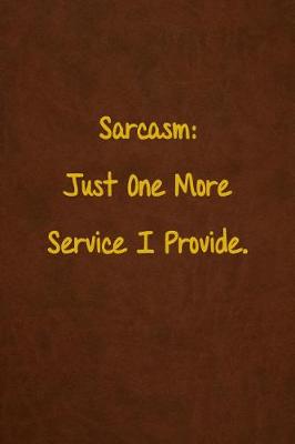 Book cover for Sarcasm