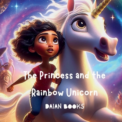 Book cover for The Princess and the Rainbow Unicorn