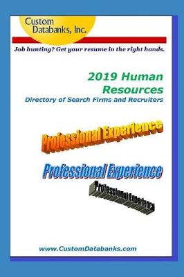 Book cover for 2019 Human Resources Directory of Search Firms and Recruiters
