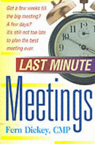 Cover of Last Minute Meetings