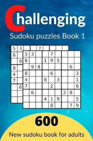 Cover of Challenging sudoku puzzles book 1