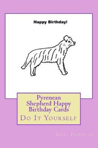 Cover of Pyrenean Shepherd Happy Birthday Cards