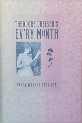 Book cover for Theodore Dreiser's "Ev'ry Month"