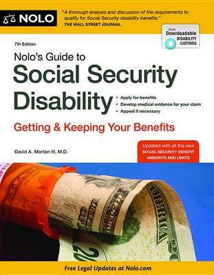 Book cover for Nolo's Guide to Social Security Disability