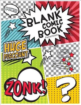 Book cover for Blank Comic Book Panelbook