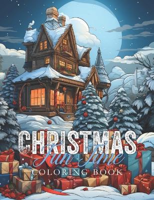 Book cover for Christmas Fun Time coloring book