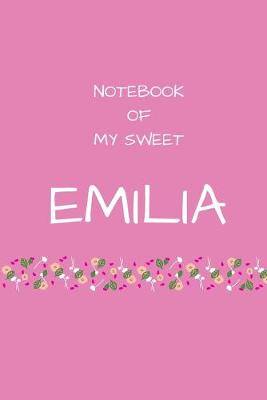 Book cover for Notebook of my sweet Emilia