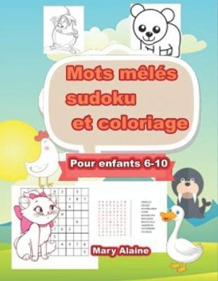 Book cover for Mots meles, sudoku et coloriage