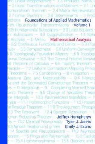 Cover of Foundations of Applied Mathematics, Volume 1