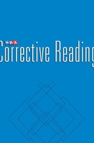 Cover of Corrective Reading Comprehension Level A, Teacher Materials