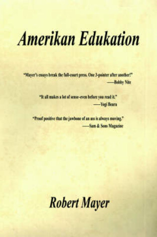 Cover of Amerikan Edukation