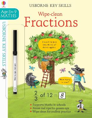 Cover of Wipe-clean Fractions 8-9