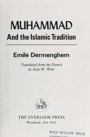 Cover of Muhammad and the Islamic Tradition