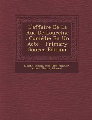 Book cover for L'affaire De La Rue De Lourcine