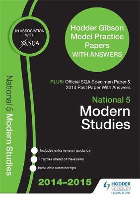 Cover of SQA Specimen Paper, 2014 Past Paper National 5 Modern Studies & Hodder Gibson Model Papers