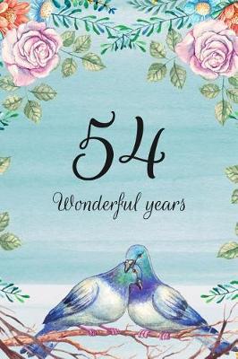 Book cover for 54 Wonderful Years