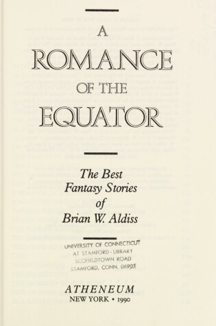 Cover of A Romance of the Equator