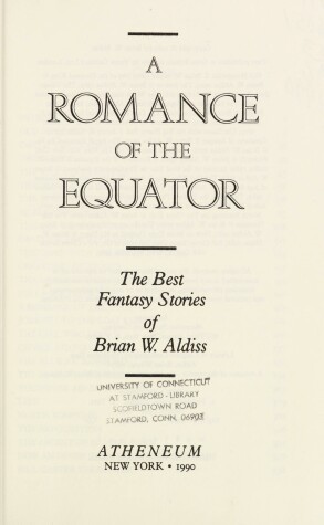 Book cover for A Romance of the Equator