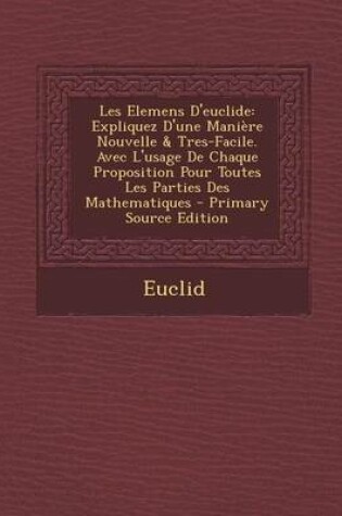 Cover of Les Elemens D'Euclide