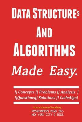 Book cover for Data Structures And Algorithms.