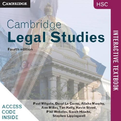 Book cover for Cambridge HSC Legal Studies Digital (Card)