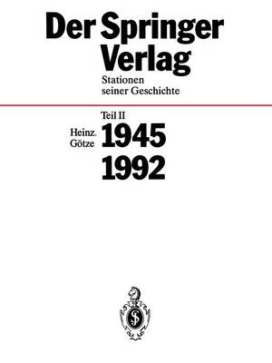 Book cover for Der Springer-Verlag