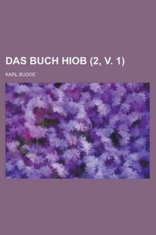 Cover of Das Buch Hiob (2, V. 1 )